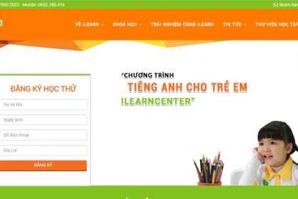 Thiết kế website trung tâm dạy tiếng anh, luyện thi toiec chuyên nghiệp tại Thủ Đức